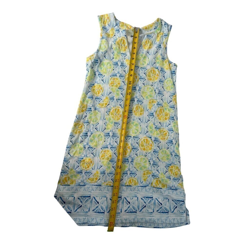 Lands End's Women Cotton Jersey Summer Dress Adorned with Lemons | Sz‎ XS Picnic - Picture 10 of 11